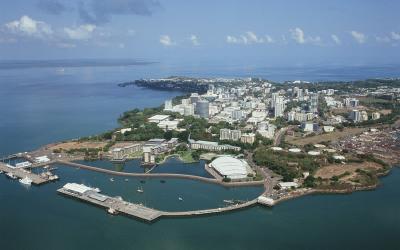 Darwin aerial and waterfront